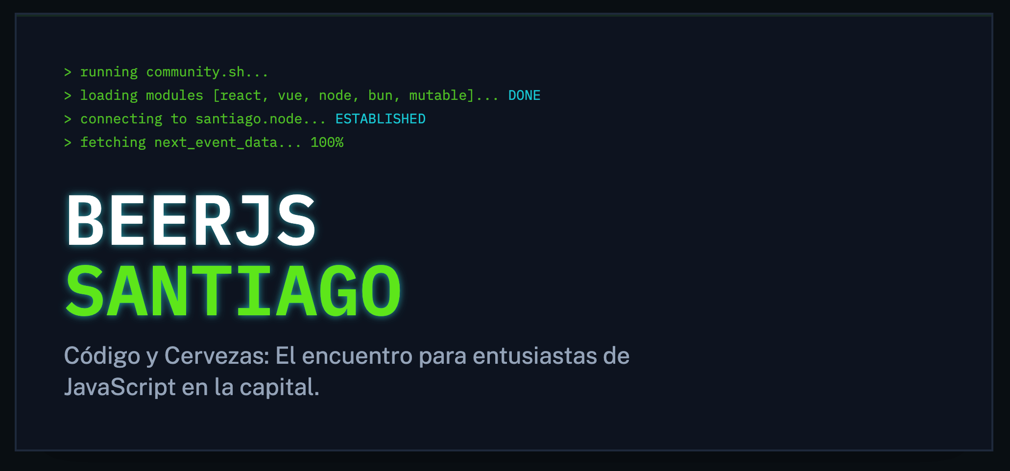 BeerJS Santiago 🍻